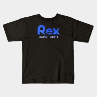Rex Soft (Grunge Version) Kids T-Shirt